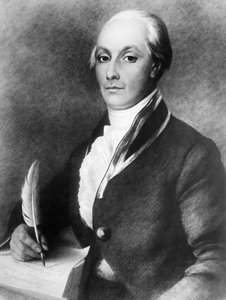 Retrato del escritor y filósofo revolucionario ruso, Alexander Radishchev (1749 - 1802), por A. Laktionov